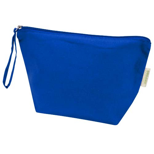Trousse beauté promotionnelle coton bio 180 g/m² Odisha Bleu royal